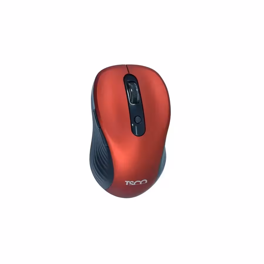 ماوس بدون سیم تسکو قرمز مدل MOUSE WIRELESS TSCO TM-693