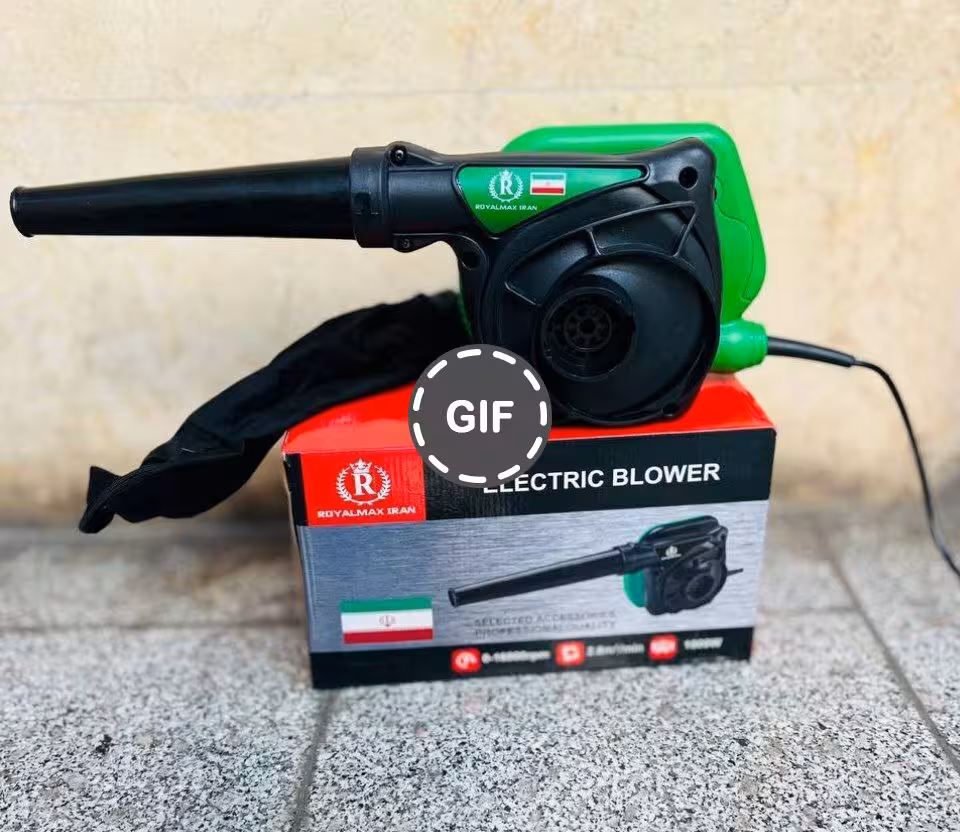 بلوور دیمردار رویال مکس ایران 1000 وات دمنده مکنده مدل ROYALMAX IRAN 5450