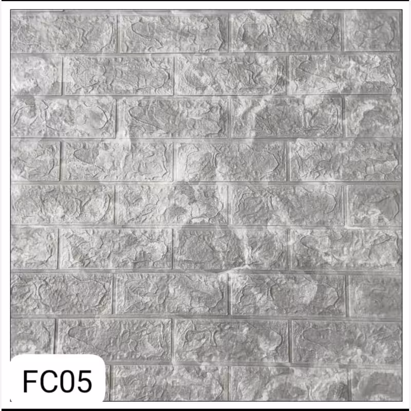 دیوارپوش فومی پشت چسبدار کد FC05 ابعاد70در70 cm ضخامت 5میل (پس کرایه)