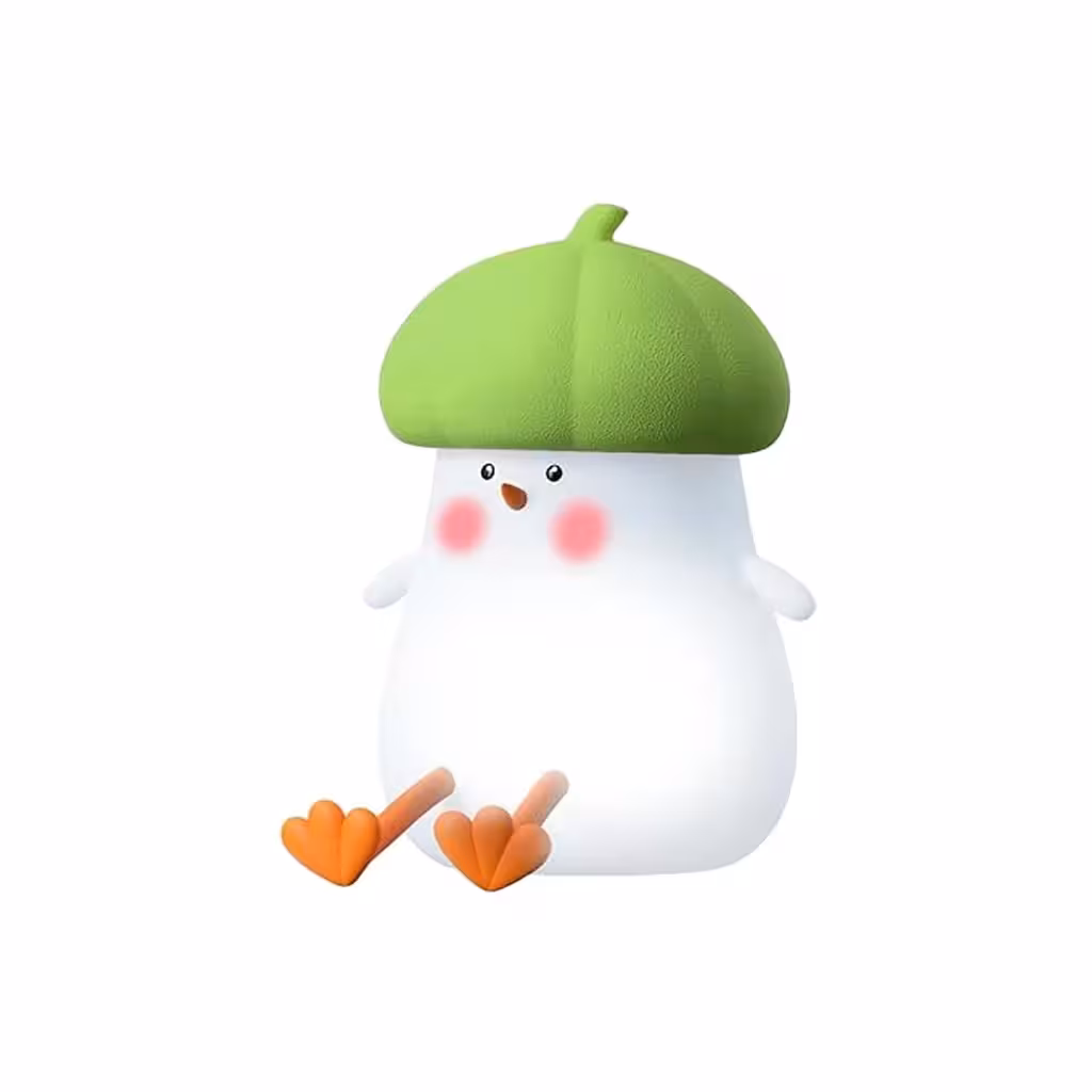 چراغ خواب سیلیکونی فانتزی طرح اردک کد 002