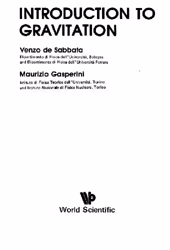 خرید و دانلود نسخه کامل کتاب Introduction to gravitation
