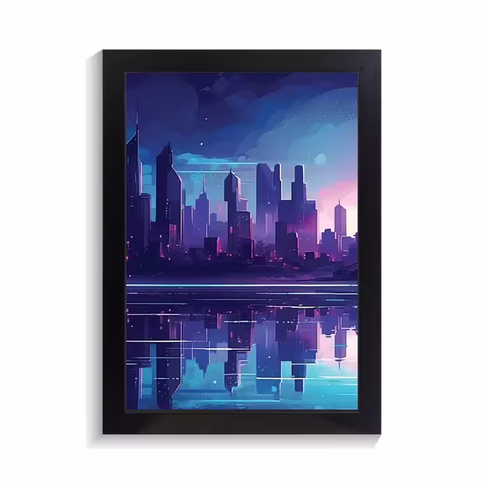 تابلو منظره طرح شهر مدل PF-22152