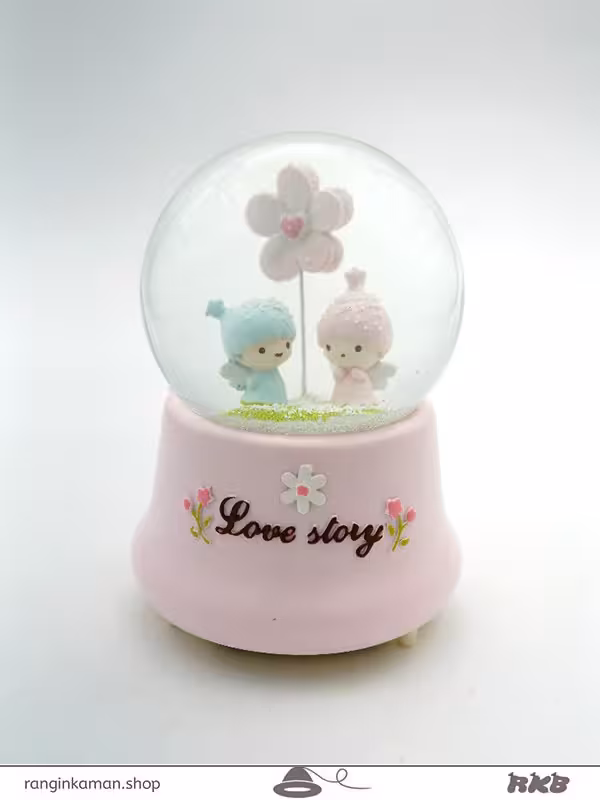 گوی دختر و پسر گلدار فول بزرگ 3278