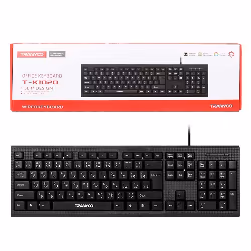 کیبورد سیمدار TRANYOO K1020