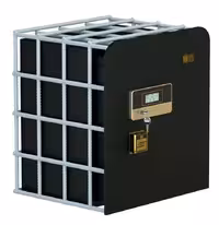 گاوصندوق خزانه و توکار اثر انگشتی جدید مشکی سدید LF 550