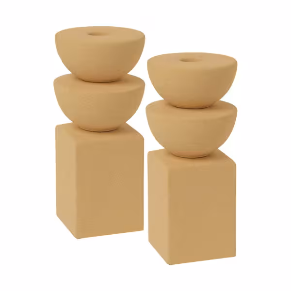 جاشمعی مدل دوقلو مدرن مینیمال مجموعه 2 عددی