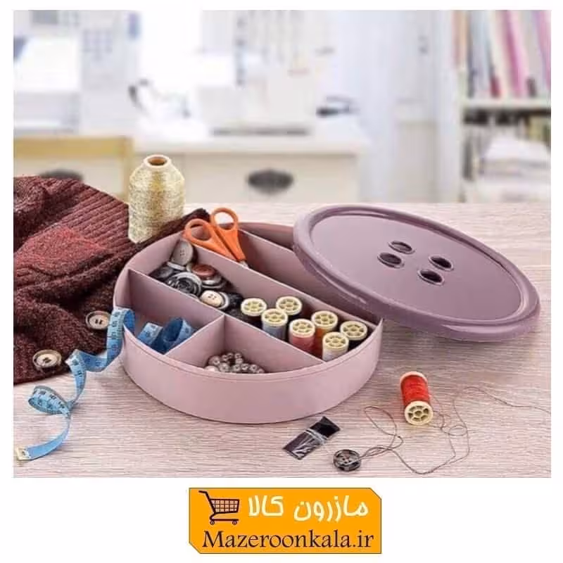 جعبه نخ و سوزن ایت مدل دکمه کدm5452