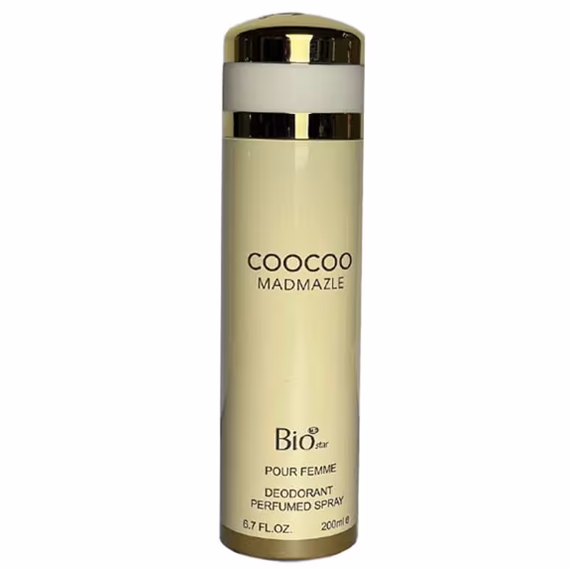 اسپری بدن زنانه Coocoo Madmazle بیو استار 200ml