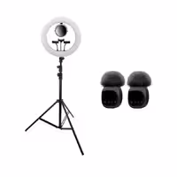 کیت آرایشگاهی رینگ لایت ZEUS-YQ-520 و میکروفون G-kit2