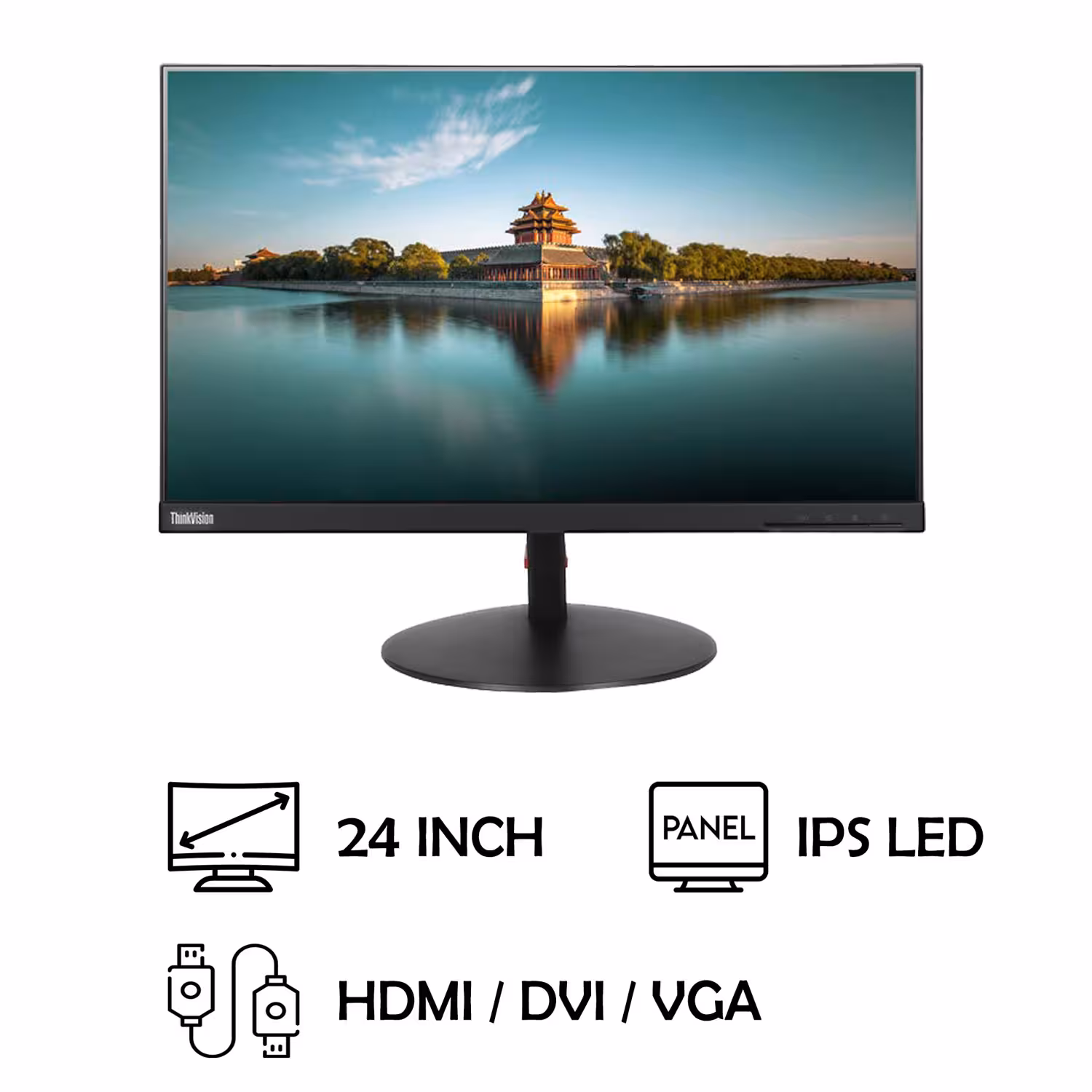 مانیتور استوک لنوو Lenovo ThinkVision T24i (تحویل 10 روزه)