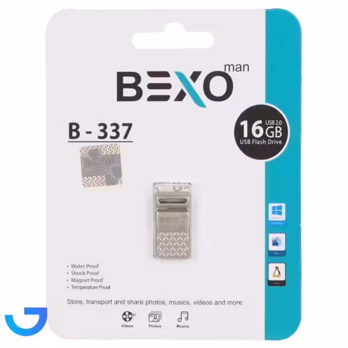 جزئیات ، قیمت و خرید فلش مموری بسکو مدلBEXO B-337 USB2.0 Flash Memory - 16GB | فروشگاه آریا