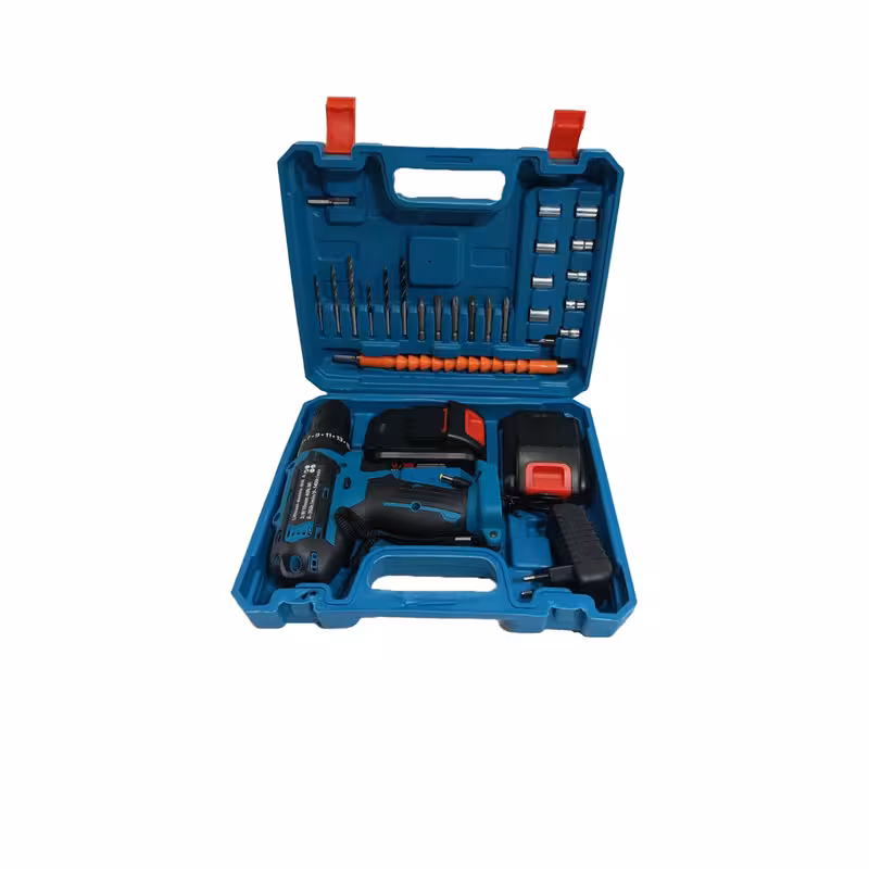 مجموعه 28 عددی دریل چکشی شارژی باس مدل 10mm | کالا مکس
