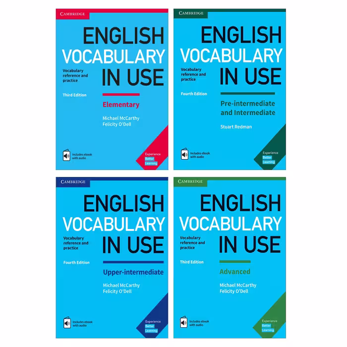 مجموعه 4 جلدی کتاب English Vocabulary in Use