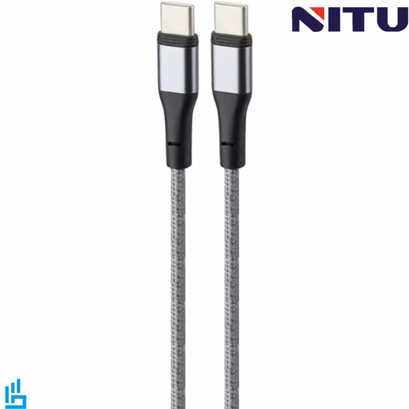 کابل (تبدیل) شارژ تایپ سی TypeC به تایپ سی TypeC نیتو NITU NC201 طول 2 متر
