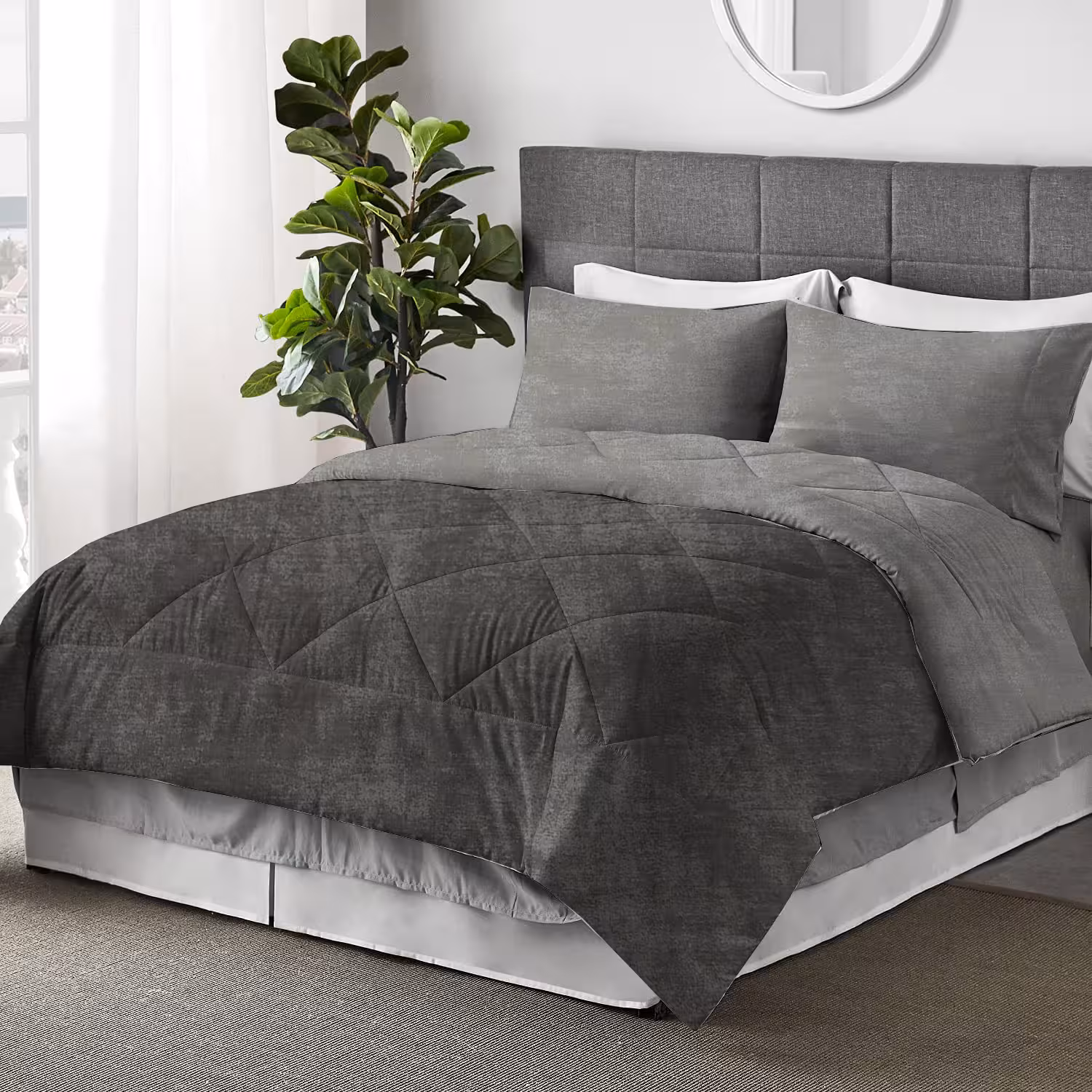 روتختی ترک طرح پتینه نقره ای طوسی تیره