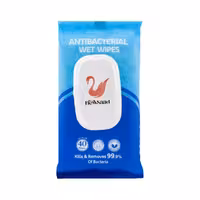 دستمال مرطوب نیوساد مدل آبی بسته 40 عددی