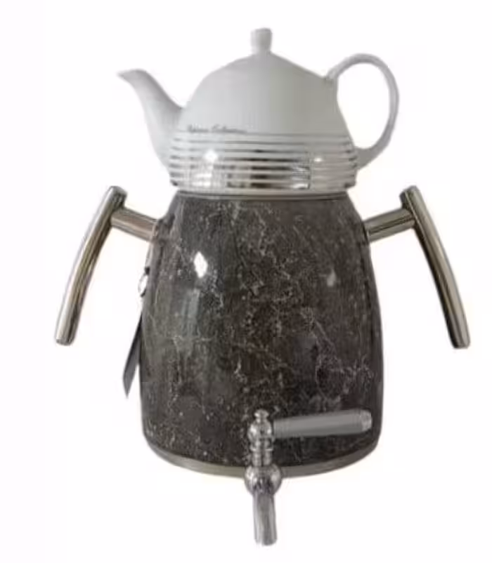 کتری قوری نزاز 6 لیتر کد 4017 رنگ مشکی