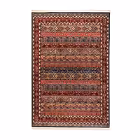 گبه ماشینی دنیای فرش کد 511S زمینه سرمه ای