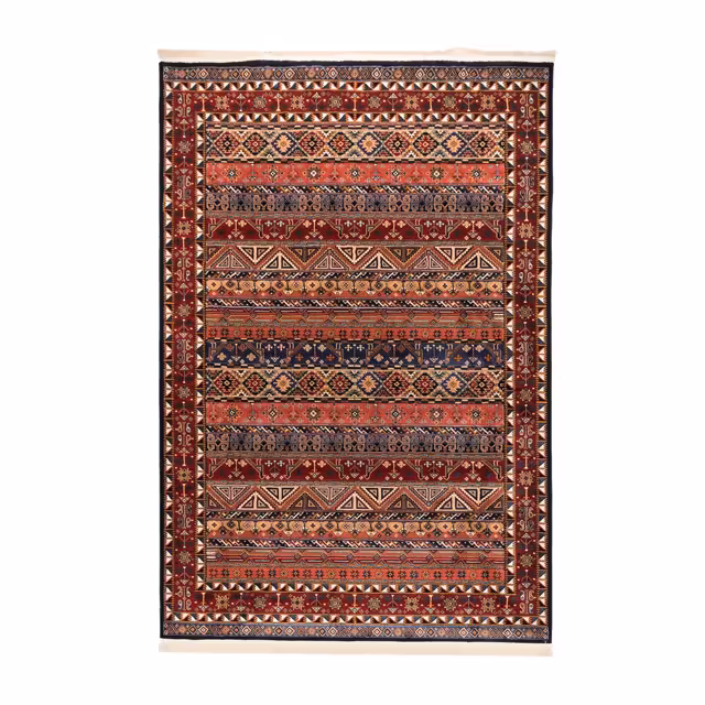 گبه ماشینی دنیای فرش کد 511S زمینه سرمه ای