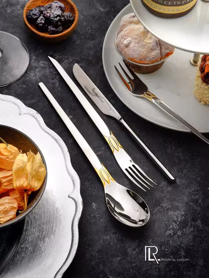 سرویس قاشق چنگال 151 پارچه رزنتال مدل 515g