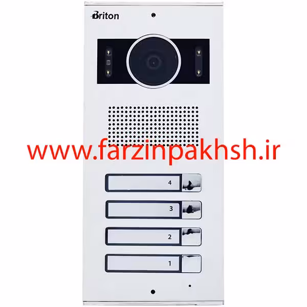 پنل آیفون تصویری برایتون مدل BPK-D چهار واحدی
