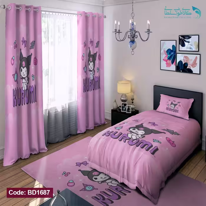 روتختی طرح کرومی kuromi یکنفره کد BD1687