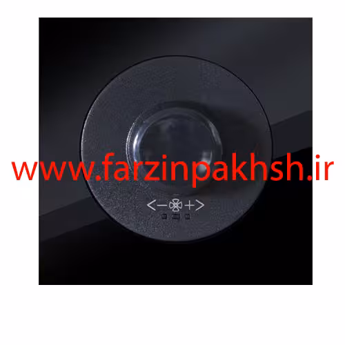 کلید دیمر فن توکار دلند مدل آوا پلکسی قاب مشکی