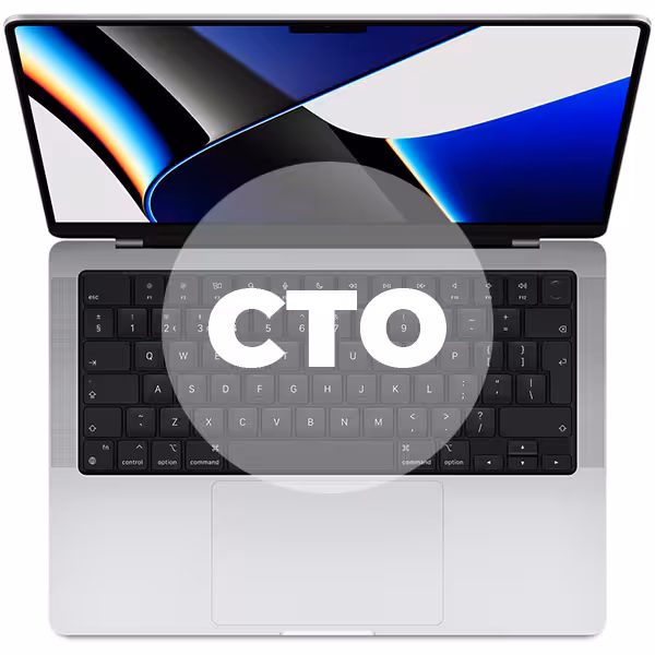 مک بوک پرو 14 اینچ کاستوم M1 Pro پردازنده 8core - 14core حافظه رم 32 گیگابایت هارد 512 گیگابایت SSD نقره ای - Hiapple.ir