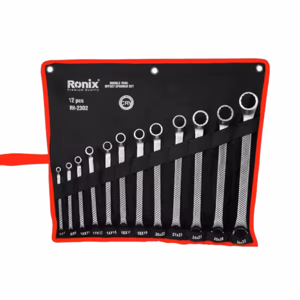 مجموعه 12 عددی آچار دو سر رینگ رونیکس کد 2305