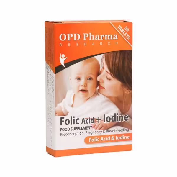 قرص ید و فولیک اسید او پی دی فارما 30 عدد