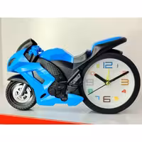 ساعت رومیزی زنگدار موتور و دوچرخه ( زنگ دار )