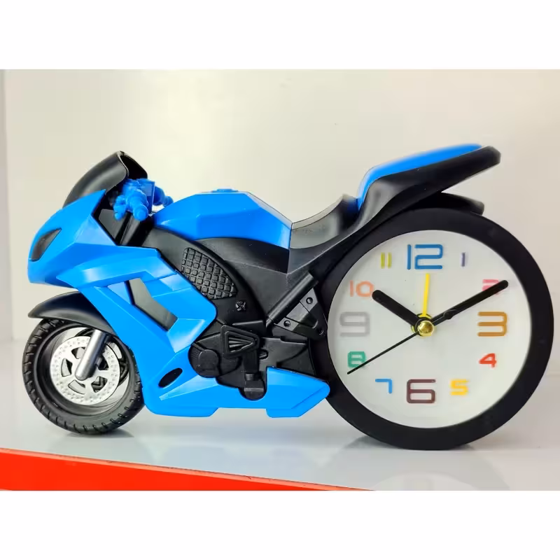 ساعت رومیزی زنگدار موتور و دوچرخه ( زنگ دار )