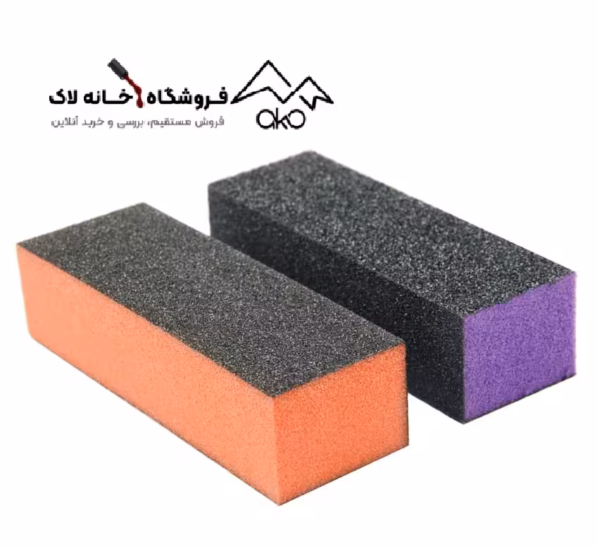 بافر ناخن دستی مکعبی سخت(مشکی)