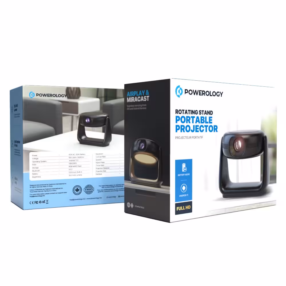 ویدئو پروژکتور پاورولوجی مدل PWHDPBNBK