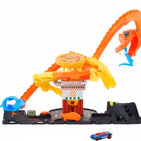 کیت بازی هیولایی هات ویلز مدل Pizza Slam Cobra Attack