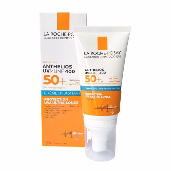 کرم ضد آفتاب و مرطوب کننده لاروش پوزای La Roche-Posay مدل creme hydratante حجم 50 میل