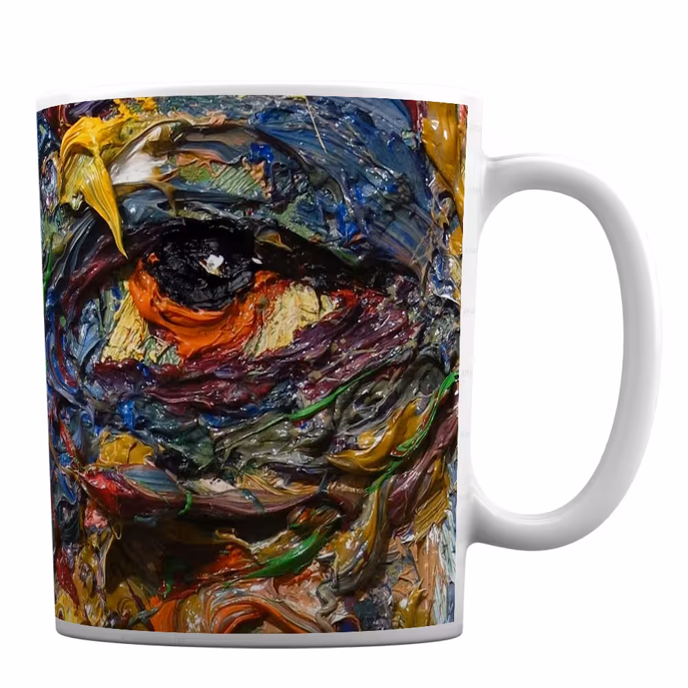 ماگ سرامیکی فانتزی با عکس چشم کد M4