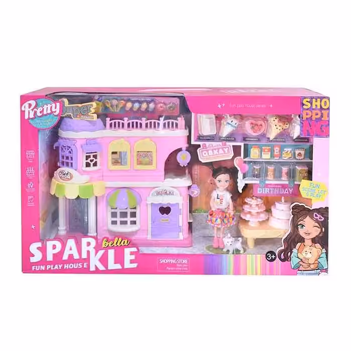 اسباب بازی سوپر مارکت همراه عروسک سایز بزرگ کد 7014