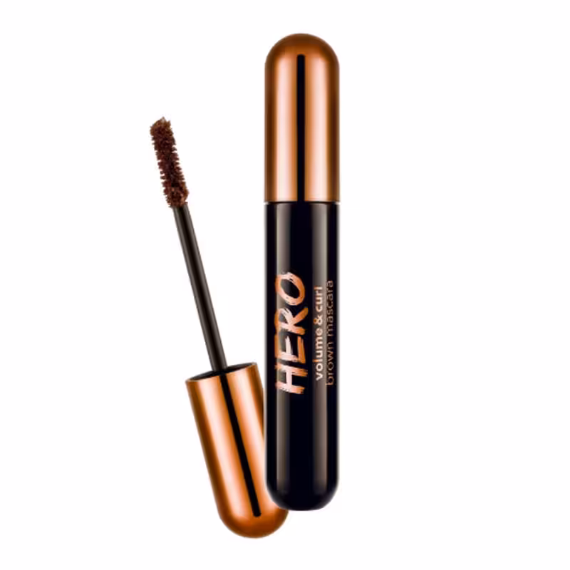 ریمل قهوه ای حجم دهنده فلورمار Flormar مدل Hero