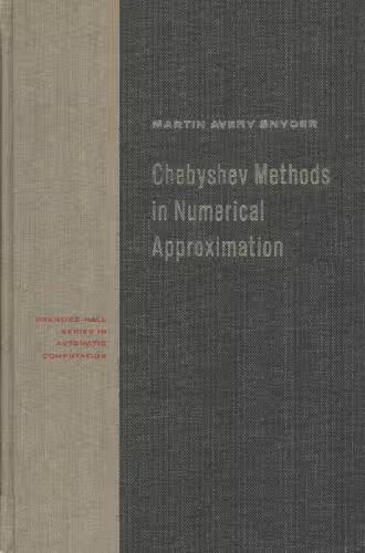 خرید و دانلود نسخه کامل کتاب Chebyshev methods in numerical approximation