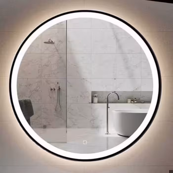 آینه بک لایت سند بلاست مدل D04 سایز قطر 70