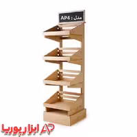 استند نان  چوبی چهار طبقه