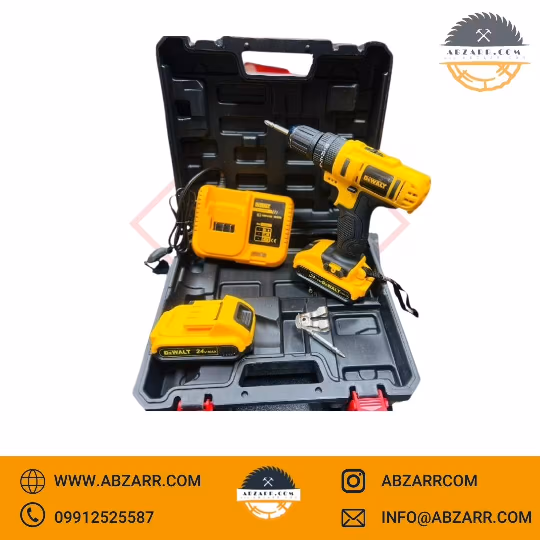 دریل شارژی چکشی 24 ولت دیوالت مدل DCD 700