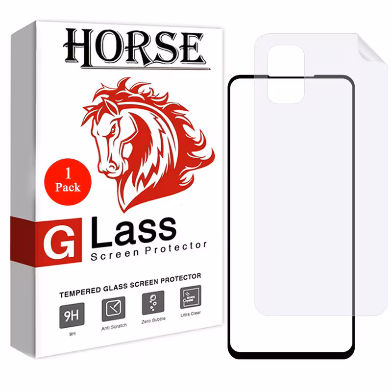 محافظ صفحه نمایش هورس مدل 2FN مناسب برای گوشی موبایل شیائومی Poco M3 Pro 4G به همراه محافظ پشت گوشی | کالا برتری