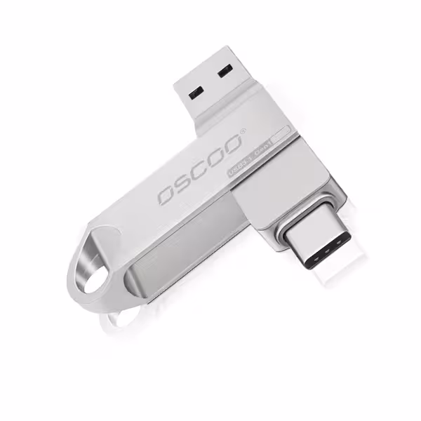 فلش مموری OSCOO مدل CU-002 (USB / TYPE-C) ظرفیت 256 گیگابایت - فروشگاه اینترنتی پروتاچ