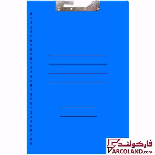 پوشه مقوایی آویز دوار رنگ آبی بسته 10 عددی