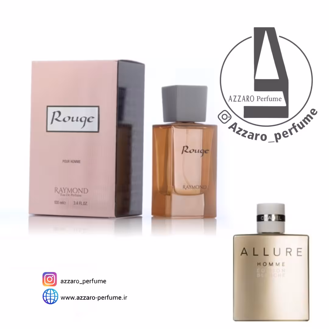 ادکلن مردانه Rouge برند رایموند حجم 100 میل