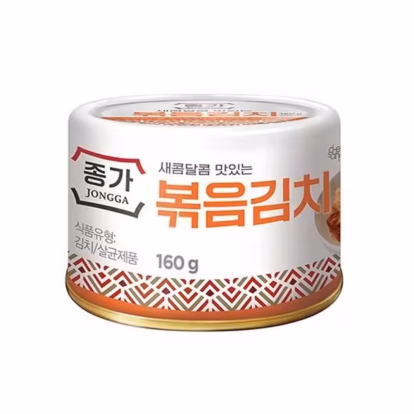 کنسرو کیمچی سرخ شده Jongga Daesang وزن 160 گرم