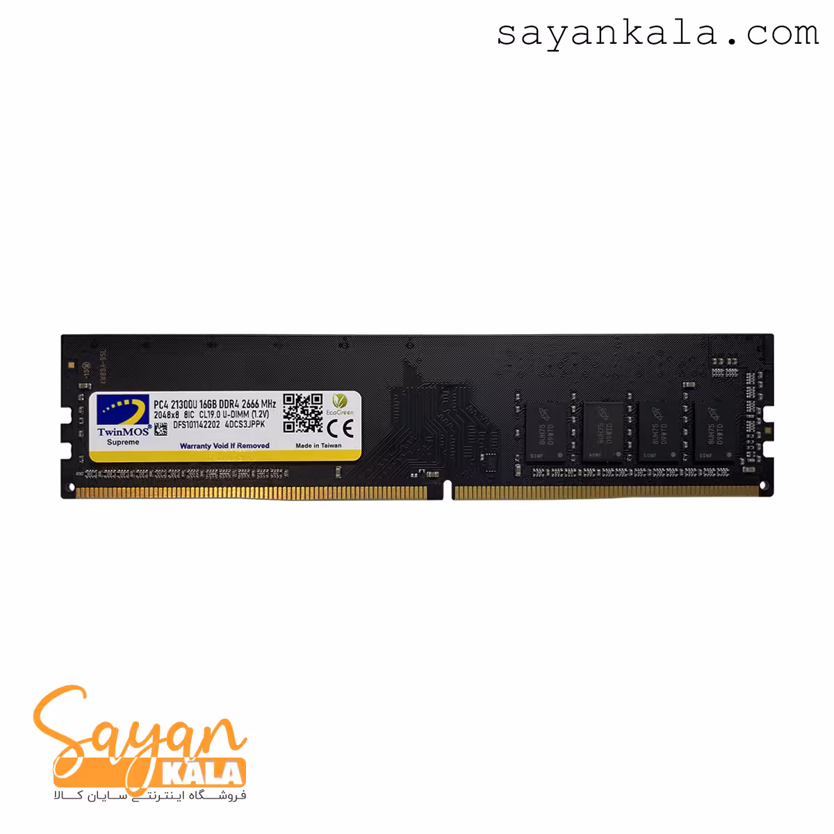 رم 2400 مگاهرتز DDR4 CL19 توینموس ظرفیت 8 گیگابایت