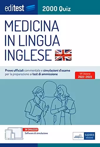 تست مدیسینا | کتاب ایتالیایی Test Medicina Inglese 2022
